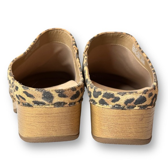 Dansko Brenda Leopard Print Mule Clogs Womens Size 41 10.5 11 Shoes - Picture 5 of 8